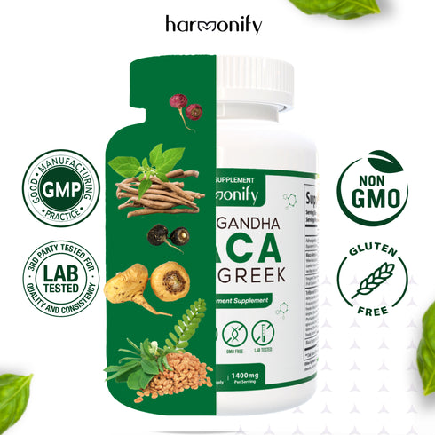 HARMONIFY Maca & Fenugreek Sexual Enhancement Supplement